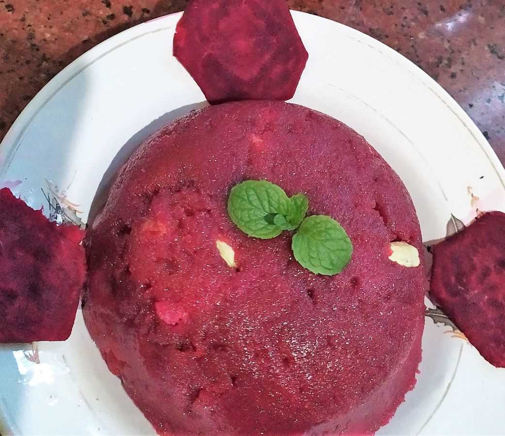 2-in-1 recipe | Healthy💖 and Tasty👌 Beetroot Kesari | easy evening 4 o’clock snacks